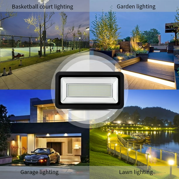 500W LED Flood Light Outdoor Lighting Construction Court Field Park Fixture 110V